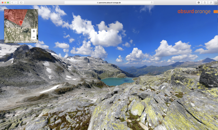 Gigapixel Panorama Hohe Tauern, Salzburger Land, Österreich