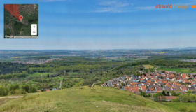 30 Gigapixel Panorama vom Jusi bei Metzingen / Kohlberg in Baden-Württemberg, Deutschland. Panorama aus 2.436 Einzelbildern mit über 505000x60000 Pixeln. 30 Gigapixel Panorama vom Jusi bei Metzingen / Kohlberg in Baden-Württemberg, Deutschland. Panorama aus 2.436 Einzelbildern mit über 505000x60000 Pixeln.