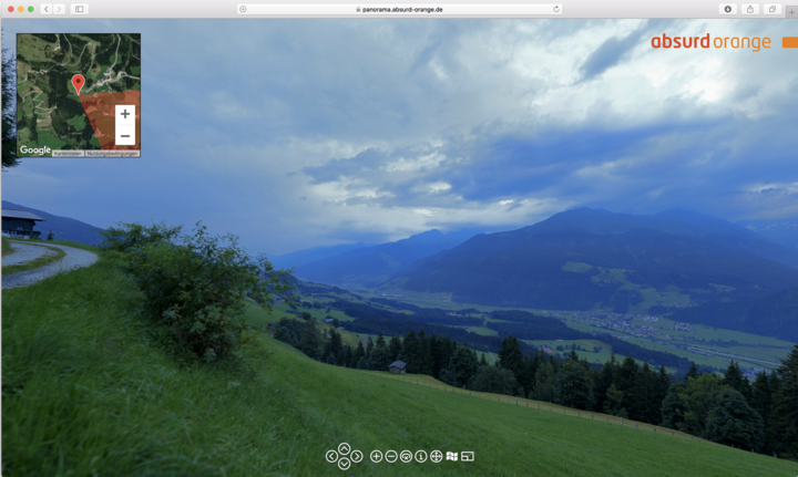 15 Gigapixel Panorama Pinzgau, Österreich