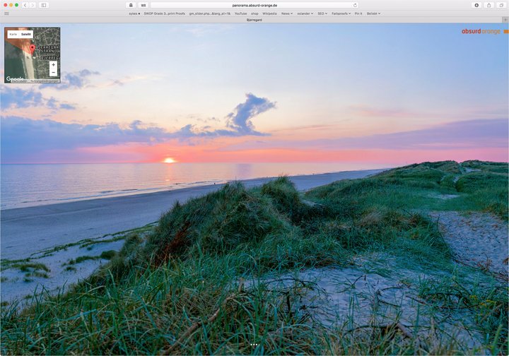 Gigapixel Panorama Bjerregard Strand Dänemark