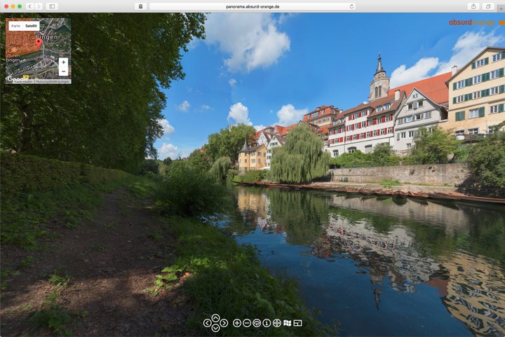 Gigapixel Panorama Neckarfront Tübingen